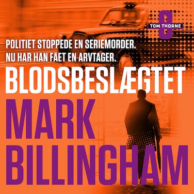 Blodsbeslægtet – omslag til lydbogen af Mark Billingham