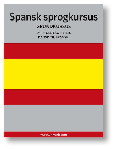 Spansk sprogkursus – omslag til lydbogen af Ann-Charlotte Wennerholm