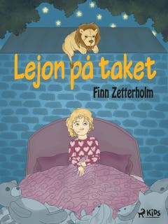 Lejon på taket – omslag till ljudboken av Finn Zetterholm