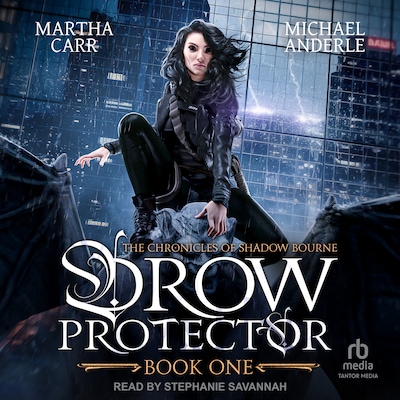 Drow Protector – omslag til lydbogen af Martha Carr, Michael Anderle