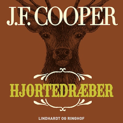 Hjortedræber – omslag til lydbogen af J.F. Cooper