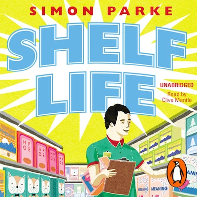 Shelf Life – omslag til lydbogen af Simon Parke