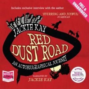 Red Dust Road – okładka audiobooka, autor Jackie Kay