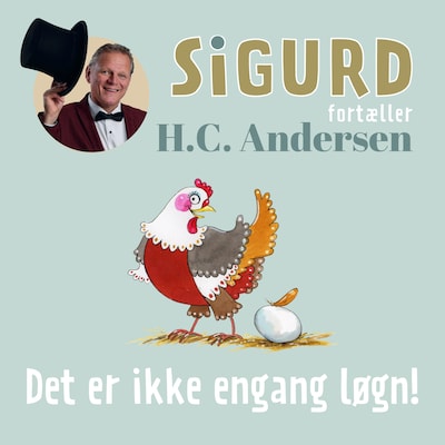 Sigurd fortæller om Det er ikke engang løgn! – omslag til lydbogen af Sigurd Barrett