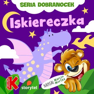 Iskiereczka – okładka audiobooka, autor Marcin Mortka
