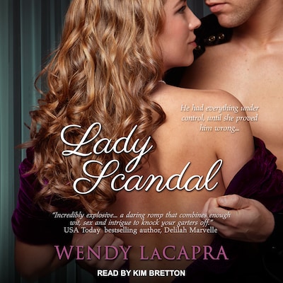 Lady Scandal – omslag til lydbogen af Wendy LaCapra