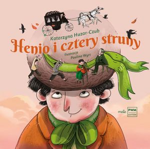 Henio i cztery struny – okładka audiobooka, autor Katarzyna Huzar-Czub