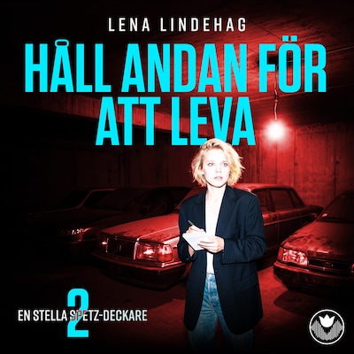 Håll andan för att leva – omslag till ljudboken av Lena Lindehag