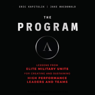The Program – omslag til lydbogen af Eric Kapitulik, Jake MacDonald