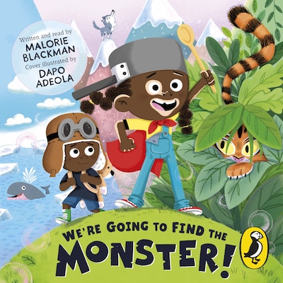 We're Going to Find the Monster – omslag til lydbogen af Malorie Blackman