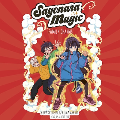 Sayonara Magic – omslag til lydbogen af Amèlia Mora