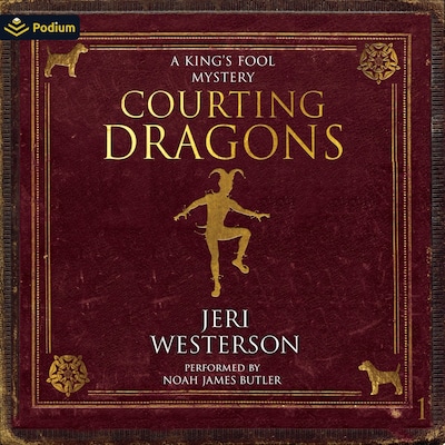 Courting Dragons – omslag til lydbogen af Jeri Westerson