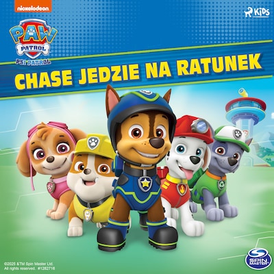 Psi Patrol: Chase jedzie na ratunek – okładka audiobooka, autor PAW Patrol