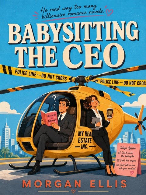 Babysitting the CEO – omslag til lydbogen af Morgan Ellis