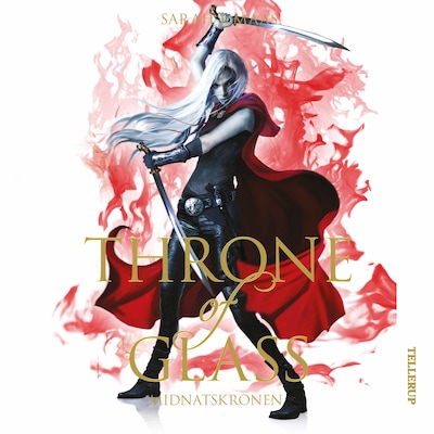 Throne of Glass #2: Midnatskronen – omslag til lydbogen af Sarah J. Maas