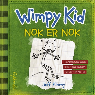 Wimpy Kid 3 - Nok er nok! – omslag til lydbogen af Jeff Kinney