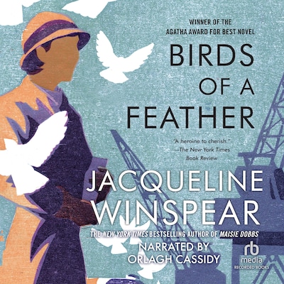 Birds of a Feather – omslag til lydbogen af Jacqueline Winspear