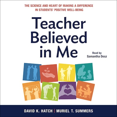 Teacher Believed in Me – omslag til lydbogen af David K. Hatch, Muriel Summers