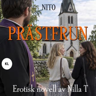 Prästfrun : Nillas Erotiska Äventyr – omslag till ljudboken av T Nilla