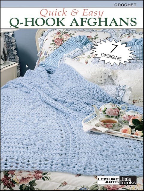 Quick Easy QHook Afghans – omslag til lydbogen af Leisure Arts