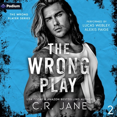 The Wrong Play: A Football Romance – omslag til lydbogen af C.R. Jane