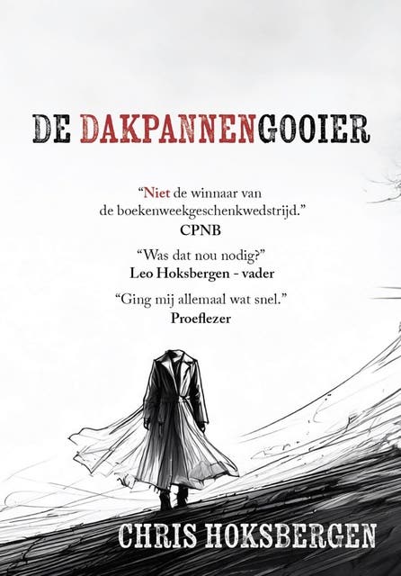De dakpannengooier – omslag van het luisterboek van Chris Hoksbergen