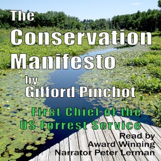 The Conservation Manifesto – omslag till ljudboken av Gifford Pinchot