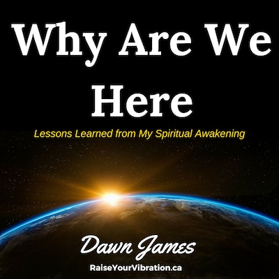 Why Are We Here – omslag van het luisterboek van Dawn James