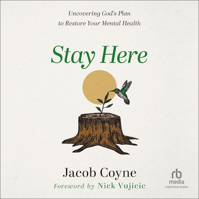 Stay Here – omslag til lydbogen af Jacob Coyne