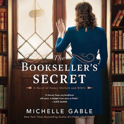 The Bookseller's Secret – omslag til lydbogen af Michelle Gable