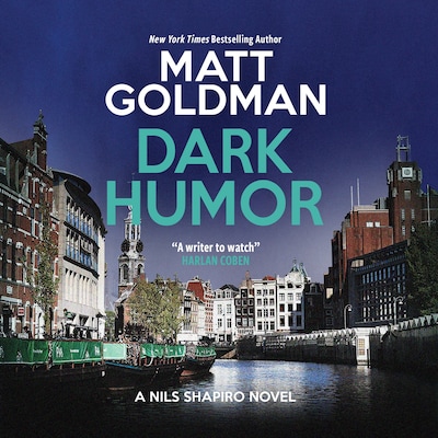Dark Humor – omslag til lydbogen af Matt Goldman