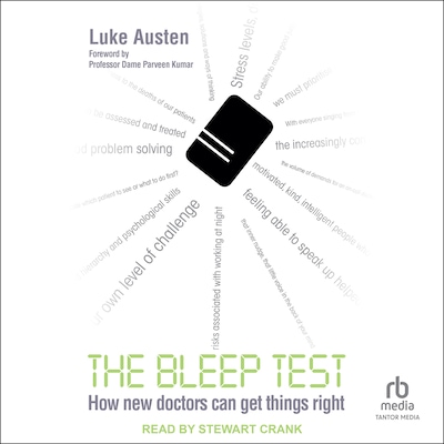 The Bleep Test – omslag til lydbogen af Luke Austen