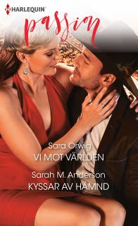 Vi mot världen / Kyssar av hämnd – omslag till ljudboken av Sara Orwig,Sarah M. Anderson