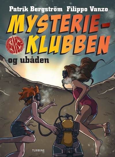 Mysterieklubben og ubåden – omslag til lydbogen af Patrik Bergström