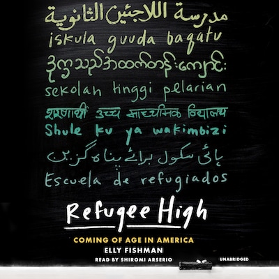 Refugee High – omslag til lydbogen af Elly Fishman