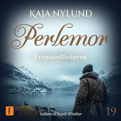 Fremmedfiskeren – omslag til lydbogen af Kaja Nylund