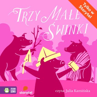 Trzy małe świnki – okładka audiobooka, autor Barbara Supeł