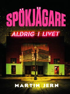 Spökjägare: Aldrig i livet – omslag till ljudboken av Martin Jern