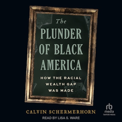 The Plunder of Black America – omslag til lydbogen af Calvin Schermerhorn