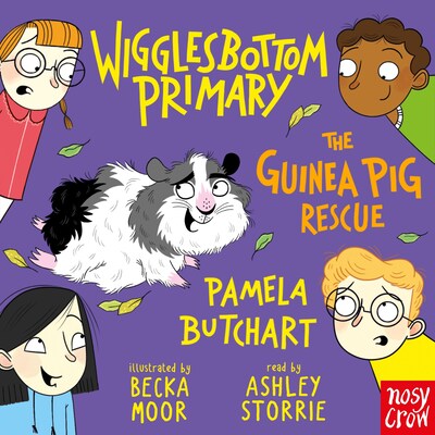 Wigglesbottom Primary: The Guinea Pig Rescue – omslag til lydbogen af Pamela Butchart
