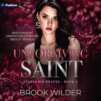 Unforgiving Saint – omslag til lydbogen af Brook Wilder