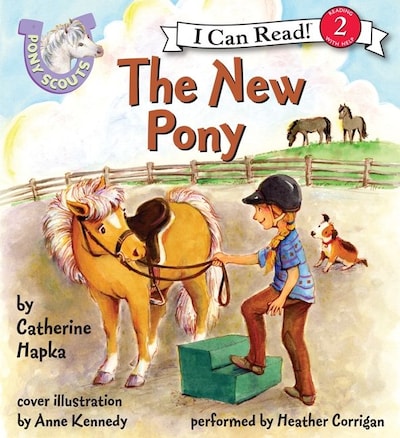 Pony Scouts: The New Pony – omslag til lydbogen af Catherine Hapka