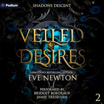 Veiled Desires – omslag til lydbogen af Eve Newton