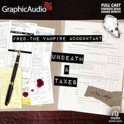 Undeath and Taxes [Dramatized Adaptation] – omslag til lydbogen af Drew Hayes