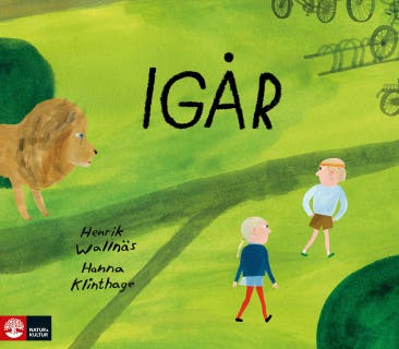 Igår – omslag till ljudboken av Henrik Wallnäs