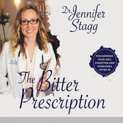 The Bitter Prescription – omslag til lydbogen af Jennifer Stagg
