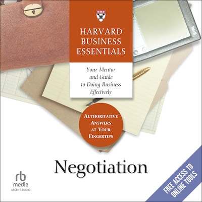 Negotiation – omslag til lydbogen af HARVARD BUSINESS REVIEW, Richard Luecke
