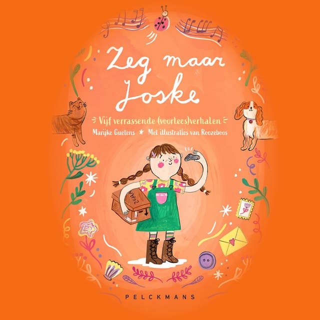 Zeg maar Joske: Vijf verrassende (voorlees)verhalen – omslag van het luisterboek van Marijke Guetens