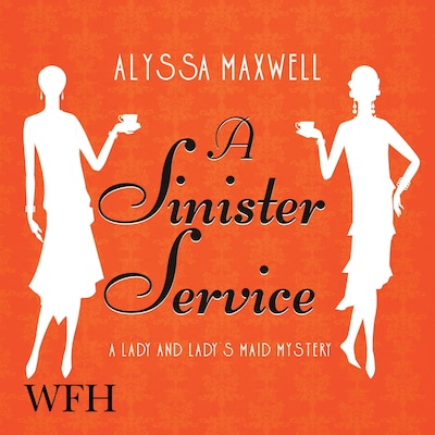 A Sinister Service – omslag til lydbogen af Alyssa Maxwell