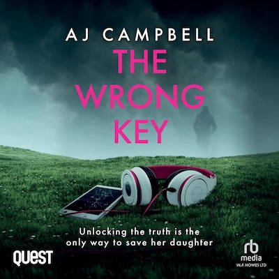The Wrong Key – omslag til lydbogen af A J Campbell